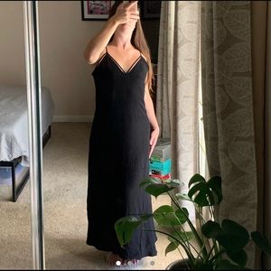 ✨black midi maxi dress✨